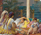 In The Harem, Frederick Arthur Bridgman Fine Art Print