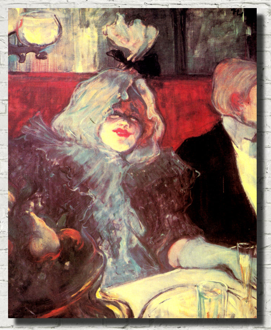 Henri de Toulouse-Lautrec Fine Art Print, In a private room at the Rat mort