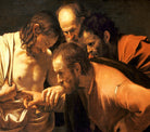 Caravaggio Baroque Fine Art Print, Incredulity of Saint Thomas