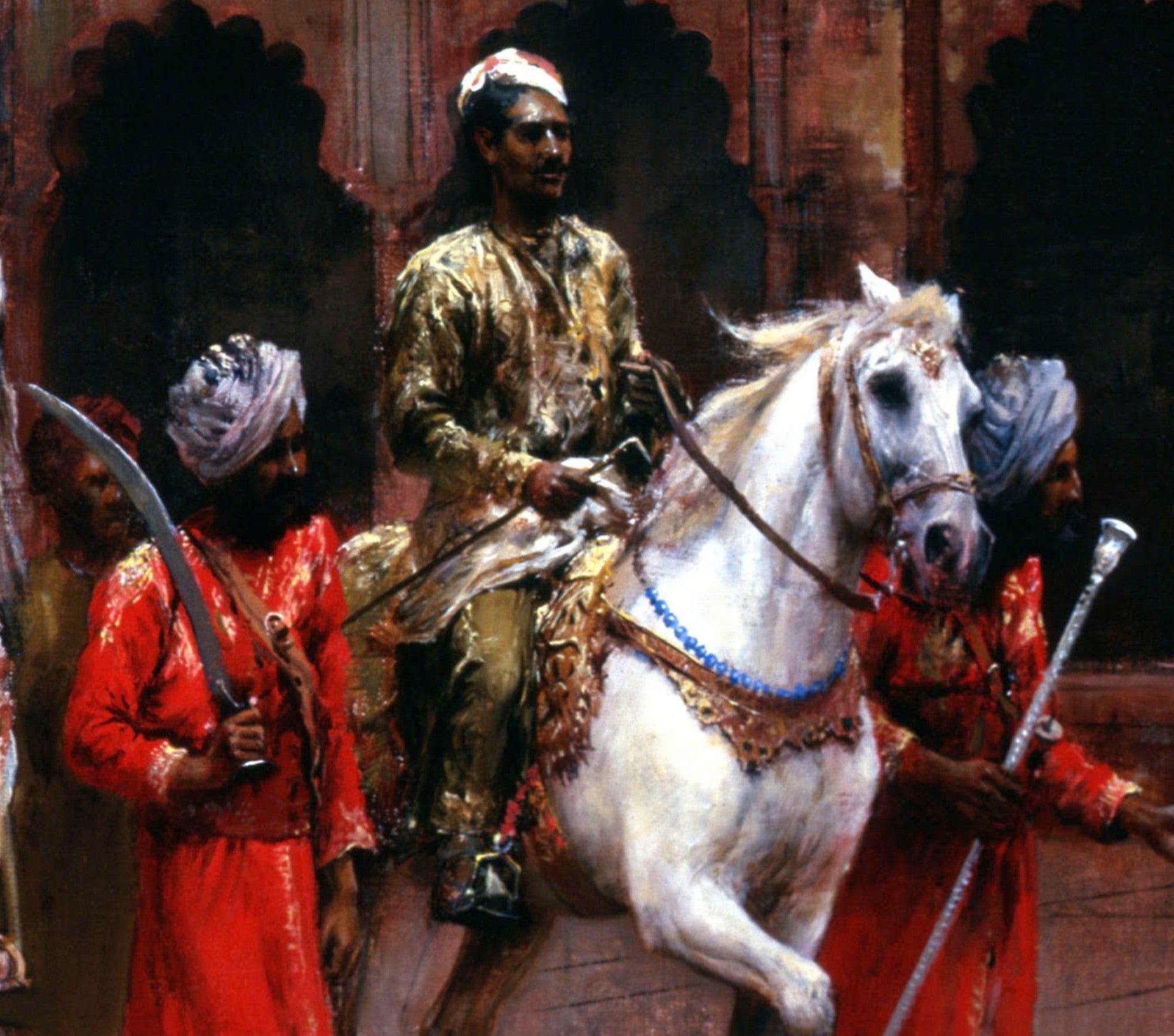 Edwin Lord Weeks Fine Art Print, Indian Prince, Palace of Agra