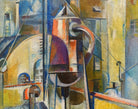 Preston Dickinson Anstract Art Print, Industrial Landscape