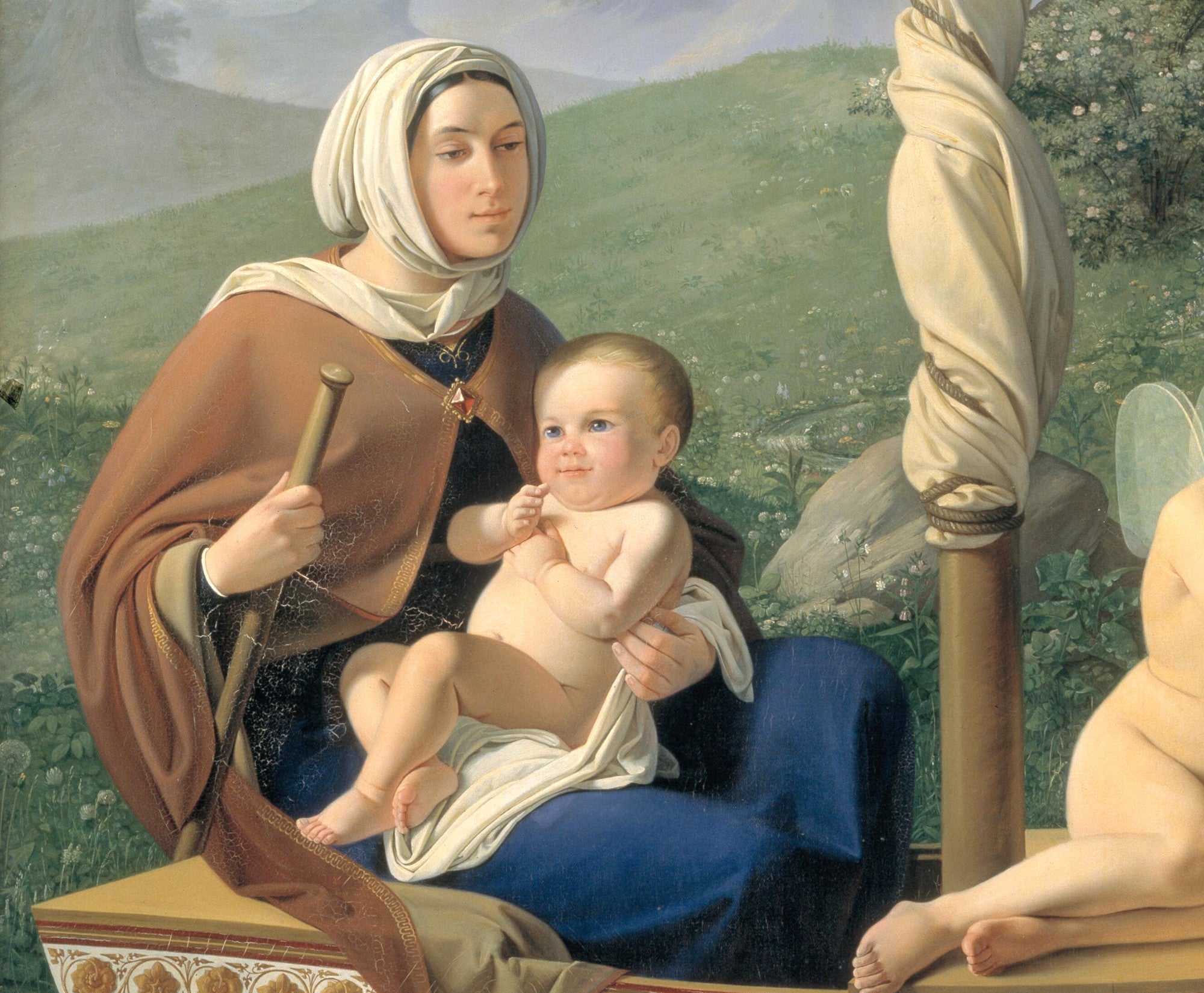 Ditlev Blunck Fine Art Print : Infancy, The Four Ages of Man