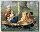 Ditlev Blunck Fine Art Print : Infancy, The Four Ages of Man