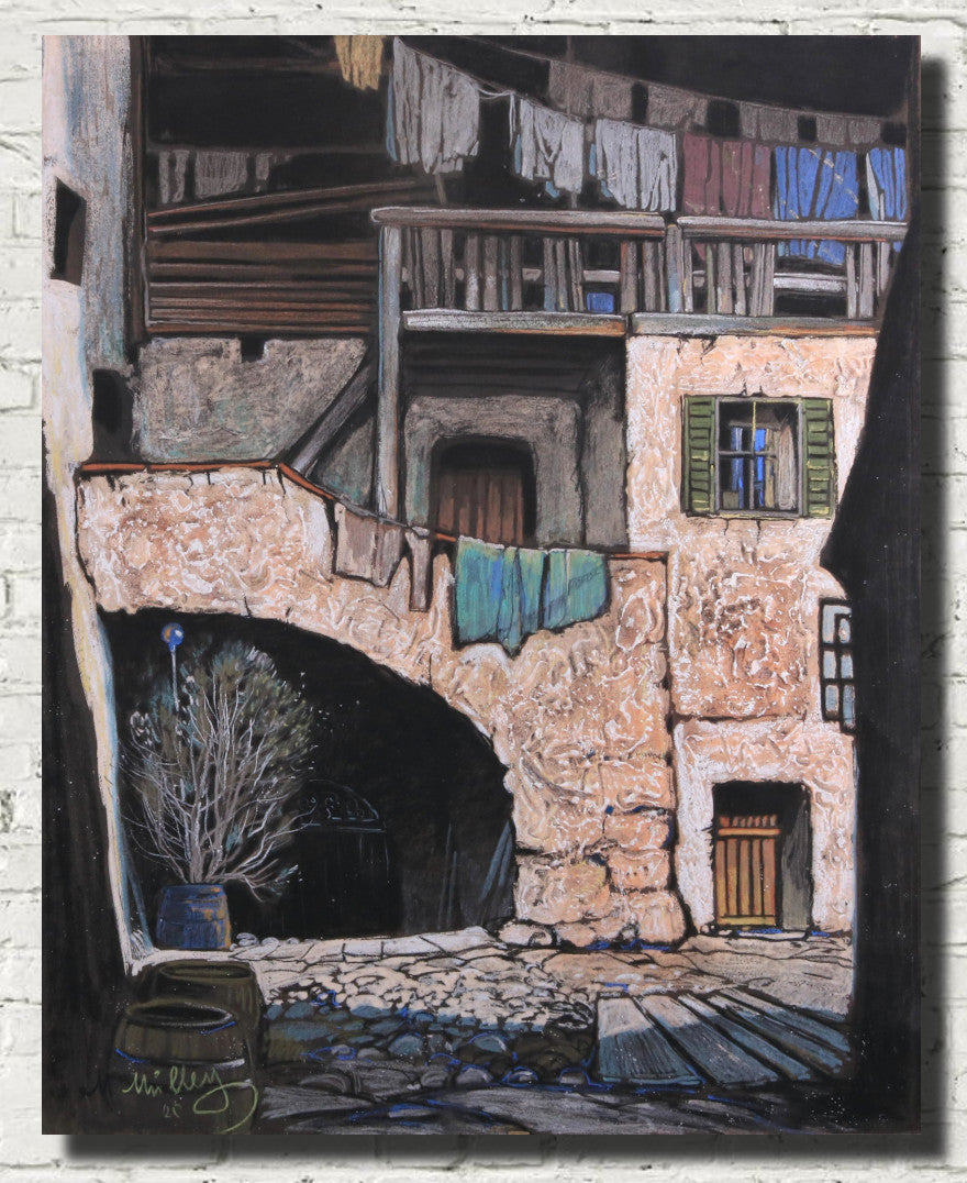 Terrace, Oskar Mulley Fine Art Print