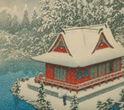 Inokashira in Snow, Hasui Kawase, Japanese Art Print