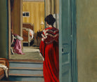 Interior with Woman in Red, Félix Vallotton