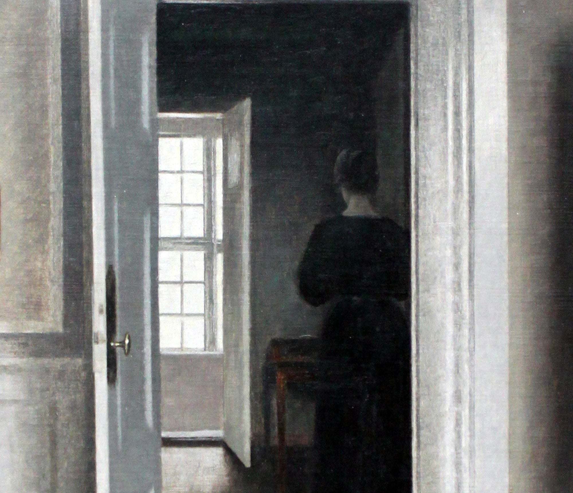 Wilhelm Hammershoi Fine Art Print, Interior Strandgade 30