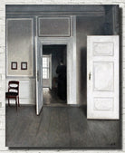 Wilhelm Hammershoi Fine Art Print, Interior Strandgade 30