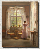 Georg Achen Fine Art Print, Interior, Liselund Castle