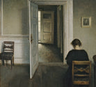 Wilhelm Hammershoi Fine Art Print, Interior, No. 30 Strandgade