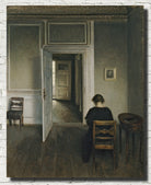 Wilhelm Hammershoi Fine Art Print, Interior, No. 30 Strandgade