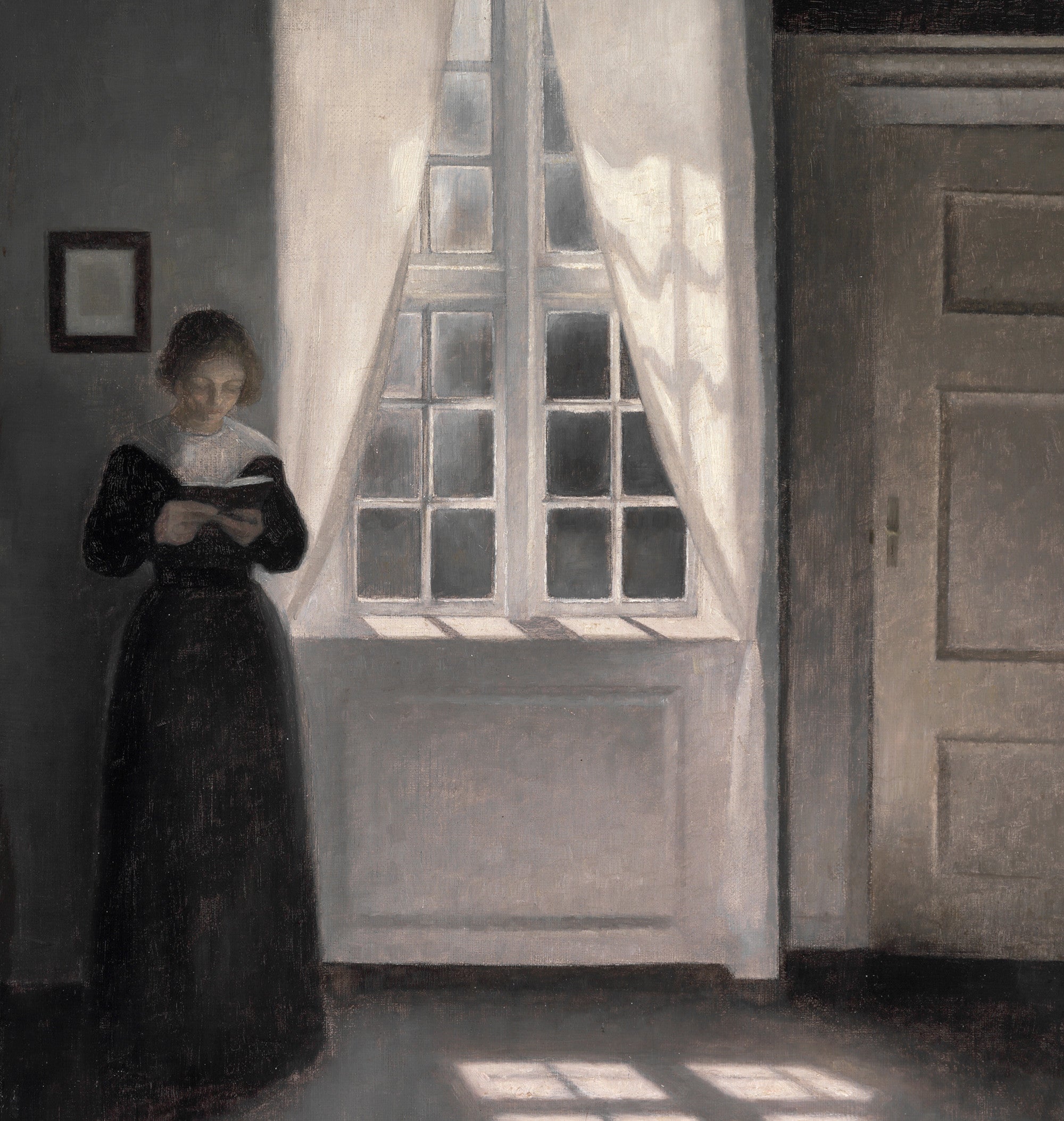 Wilhelm Hammershoi Fine Art Print, Interior from Strandgade 30