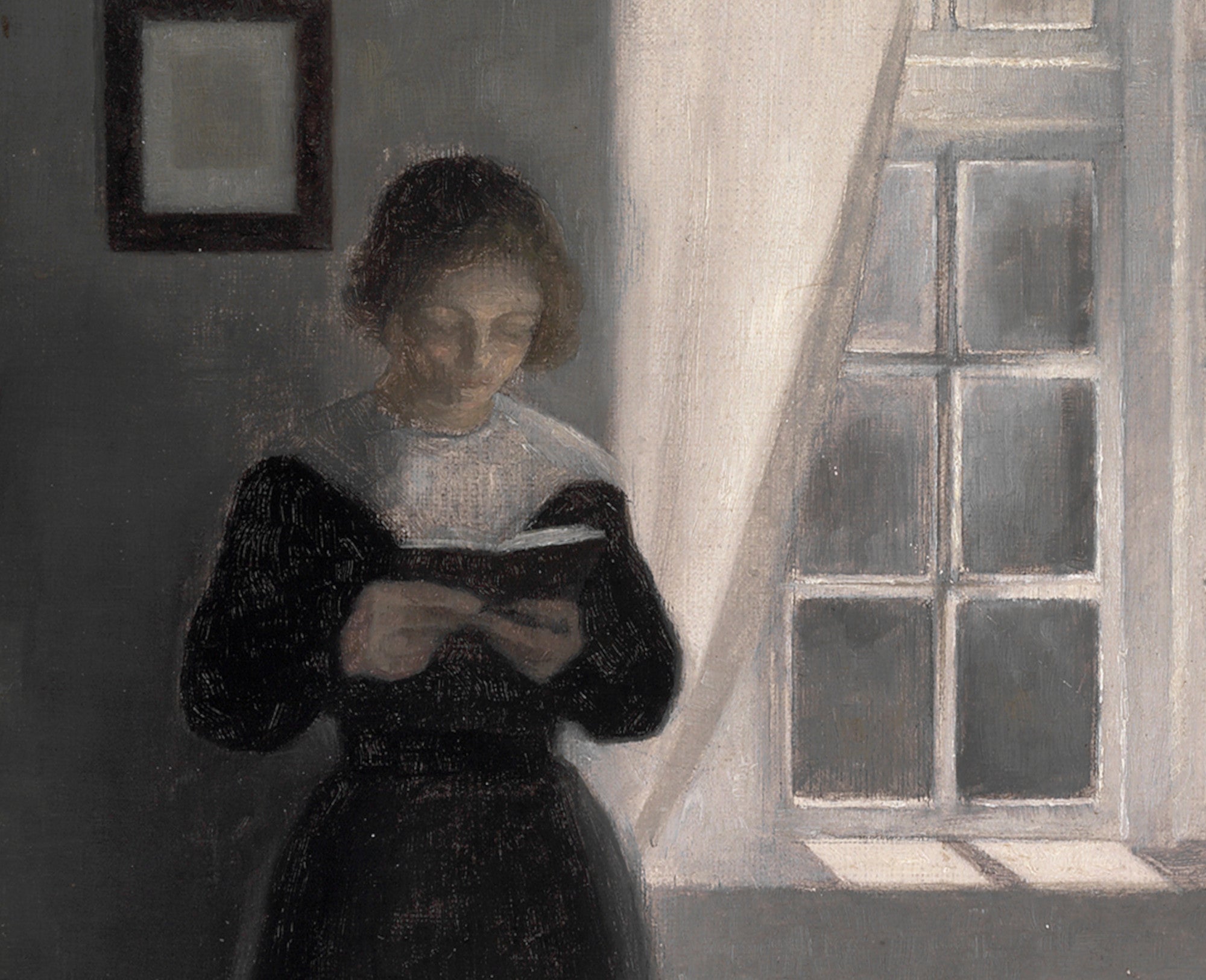 Wilhelm Hammershoi Fine Art Print, Interior from Strandgade 30