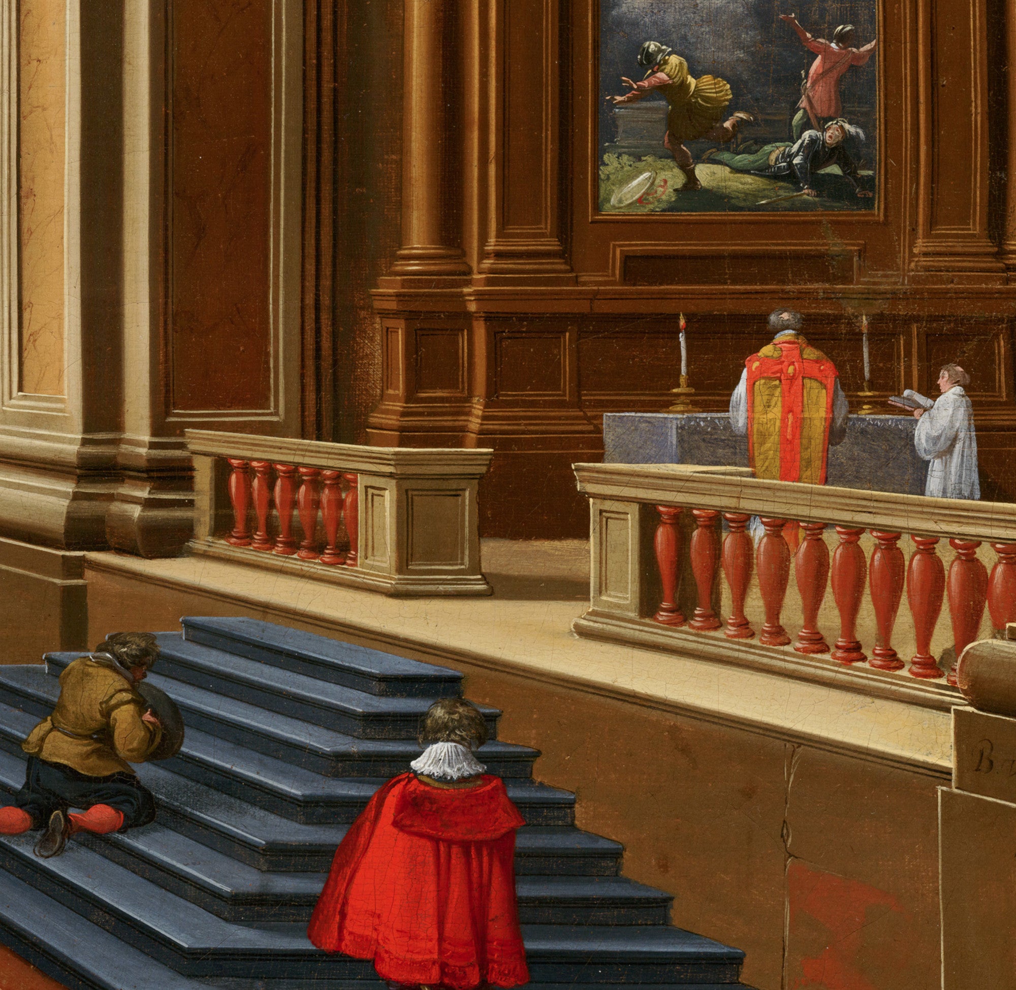 Bartholomeus van Bassen Fine Art Print, Interior of a Catholic Church