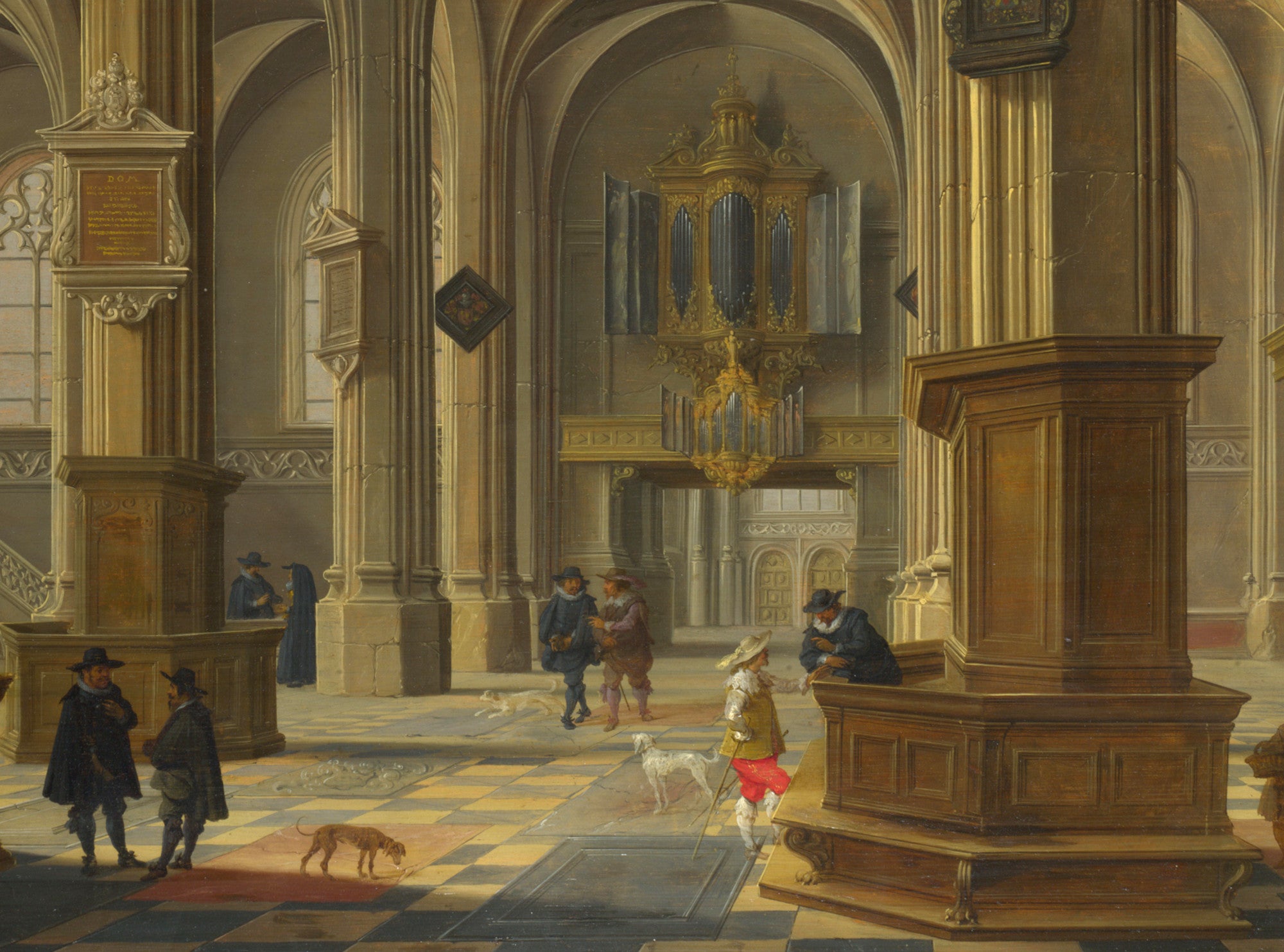 Bartholomeus van Bassen Fine Art Print, Interior of the Cunerakerk Rhenen