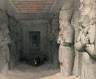 Interior of the Temple of Abu Simbel Nubia, David Roberts Fine Art Print