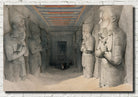 Interior of the Temple of Abu Simbel Nubia, David Roberts Fine Art Print