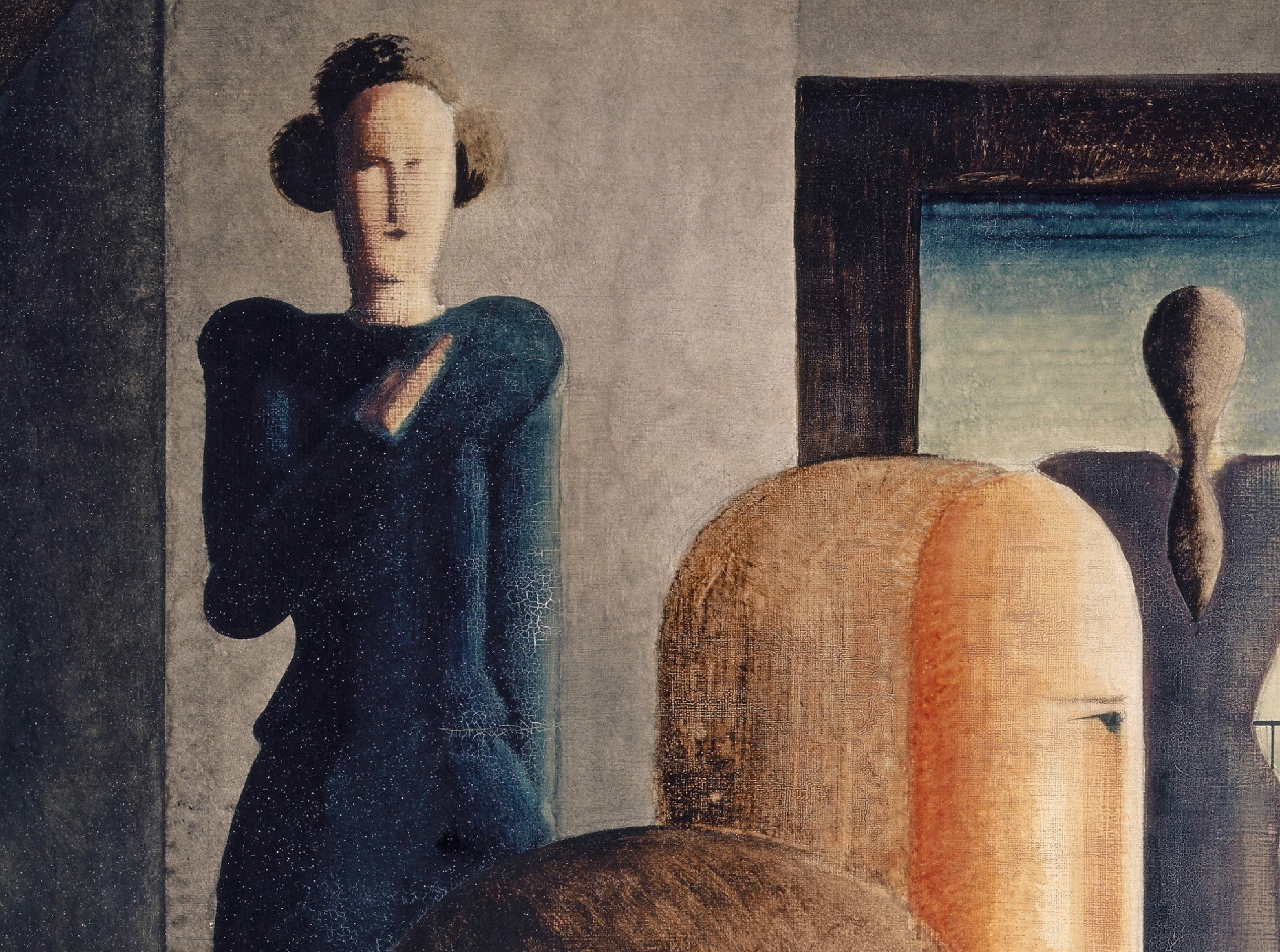 Interior With Four Figures, Oskar Schlemmer Fine Art Print