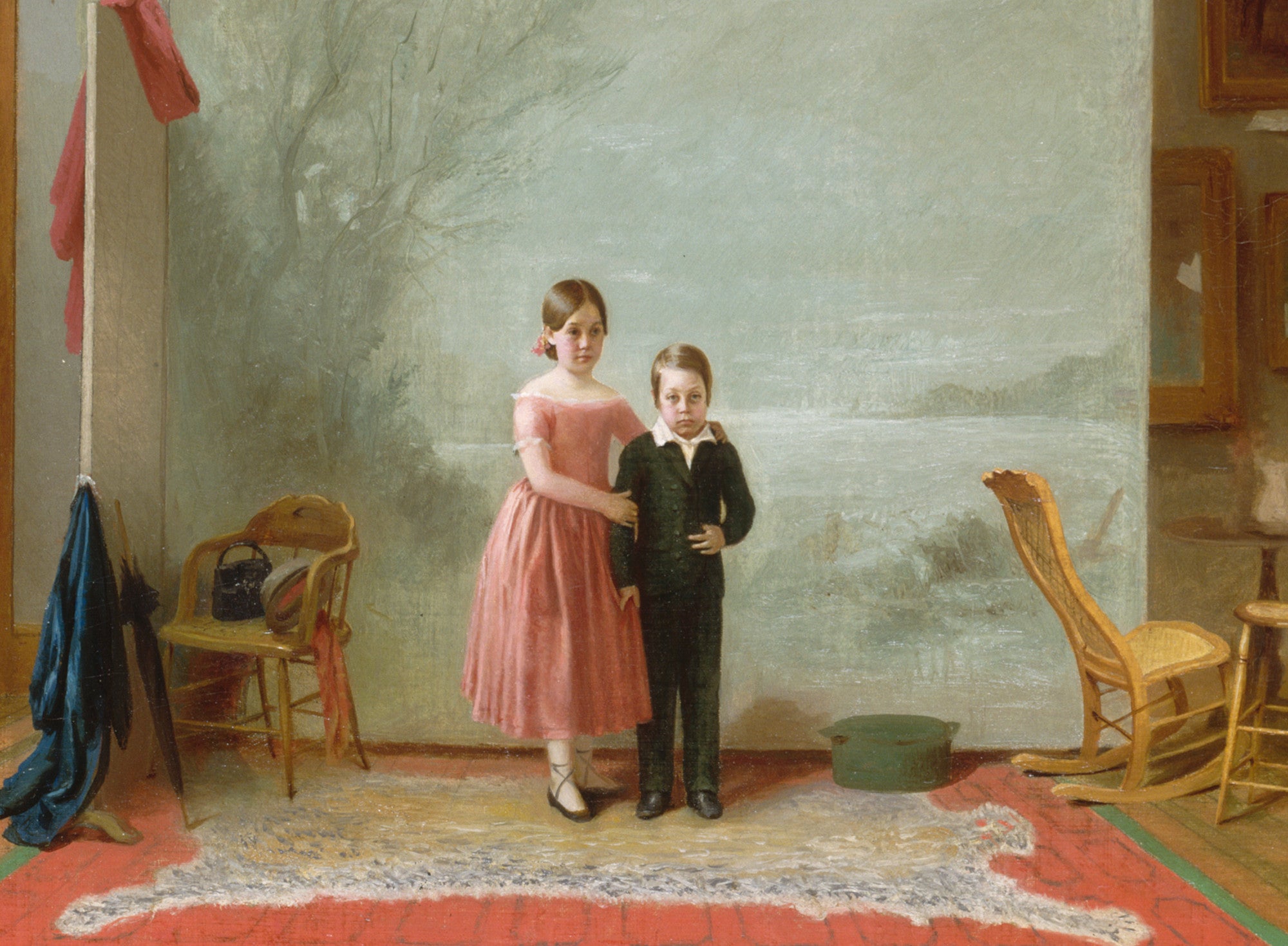 Thomas Le Clear Fine Art Print : Interior With Portraits