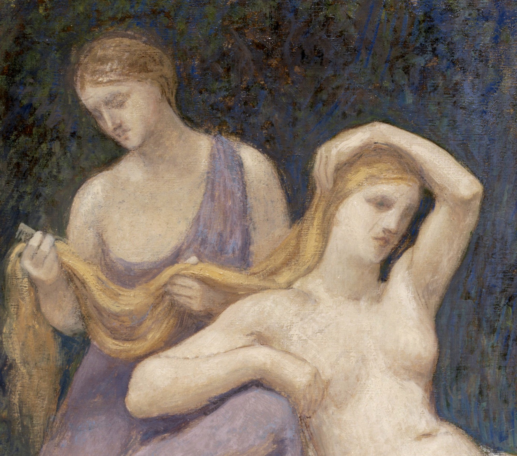 Pierre Puvis de Chavannes Fine Art print, In The Heather