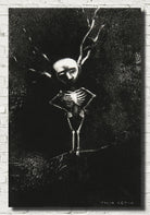 Pale Figure in Branches, Odilon Redon Fine Art Print