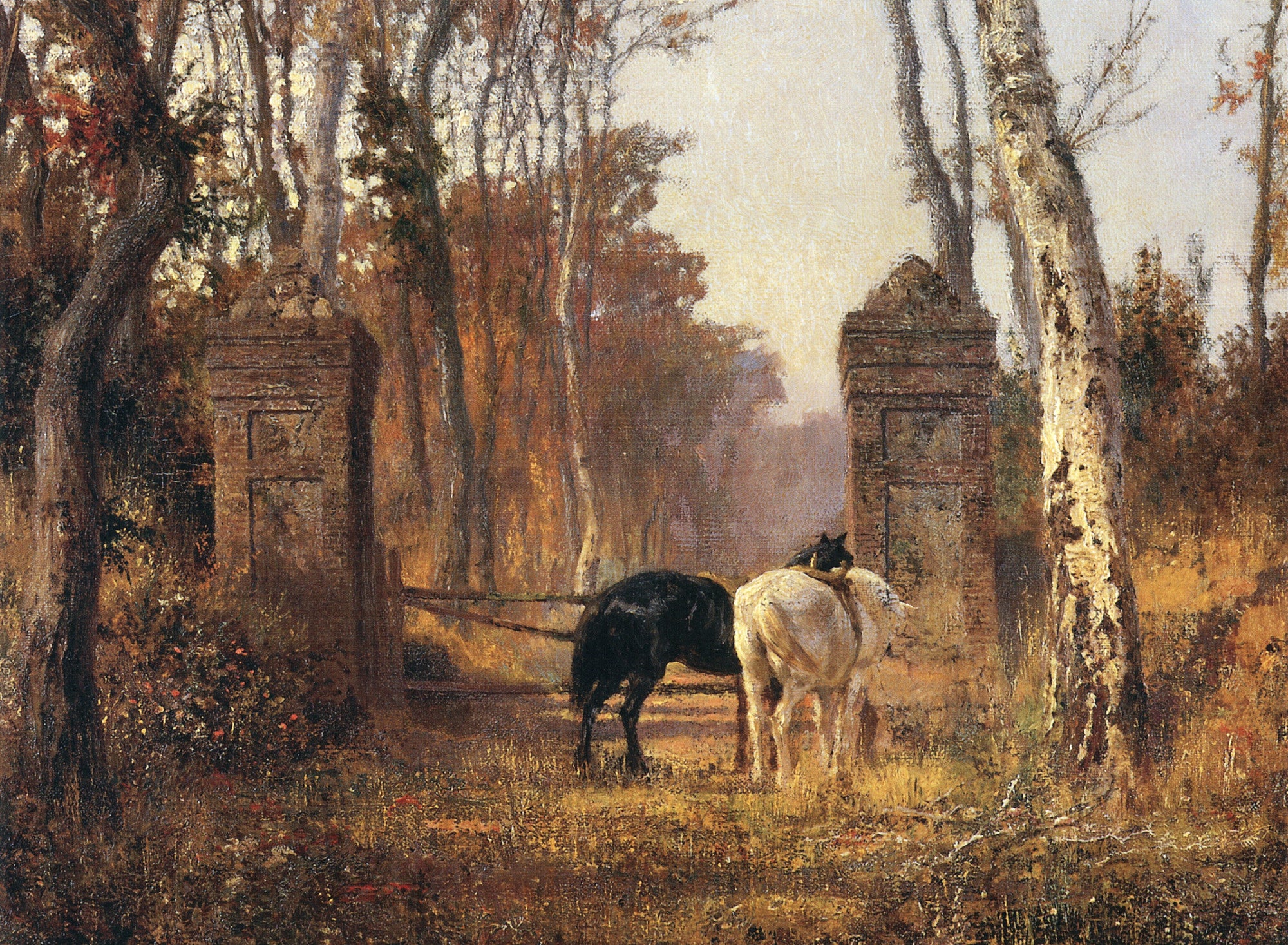 Vasily Polenov Fine Art Print, In the Park, Normandy