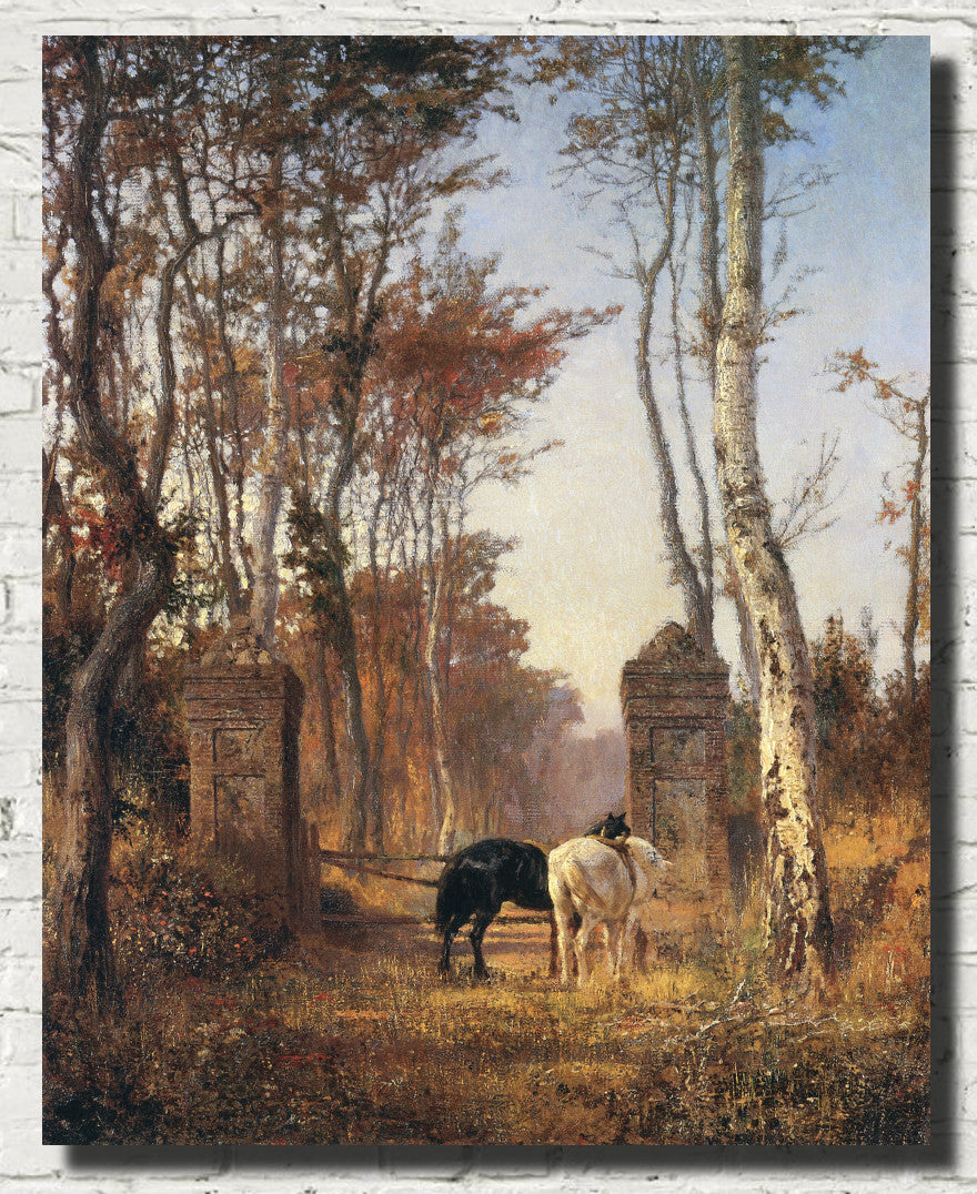 Vasily Polenov Fine Art Print, In the Park, Normandy