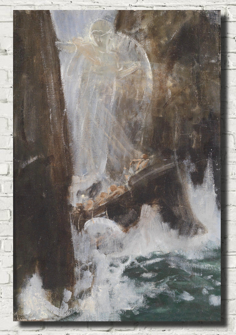 Adolf Hirémy-Hirschl Fine Art Print, Odysseus' Journey