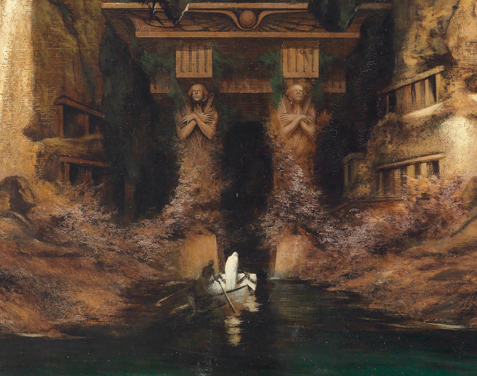 Karl Wilhelm Diefenbach Fine Art Print, Isle of the Dead