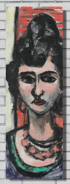 Max Beckmann, Italienerin (Italian Woman) (1946)- New Objectivity