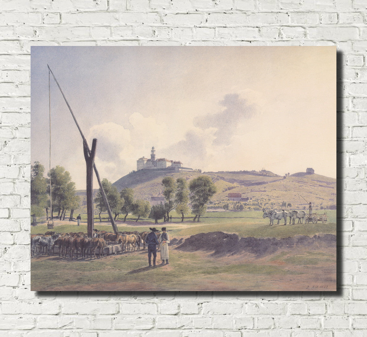 Jakob Alt Fine Art Print: Burg Lublau