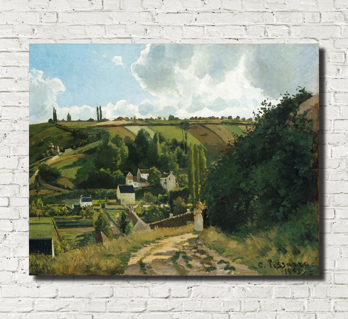 Camille Pissarro Fine Art Print Jalais Hill, Pontoise Impressionist Painting