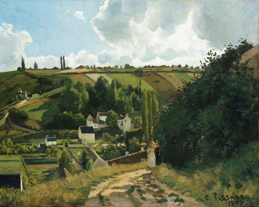 Camille Pissarro Fine Art Print Jalais Hill, Pontoise Impressionist Painting