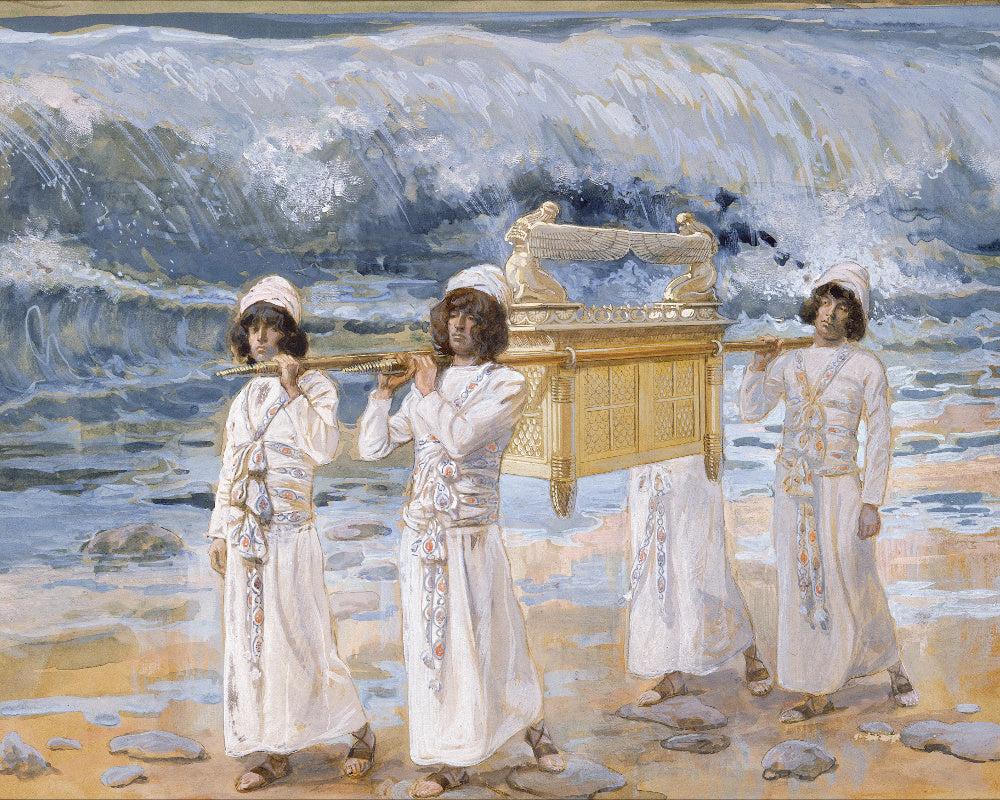 James Tissot Fine Art Print: The Ark Passes Over The Jordan