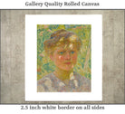 Girl with blonde hair, Emile Claus, Belgian Luminsm