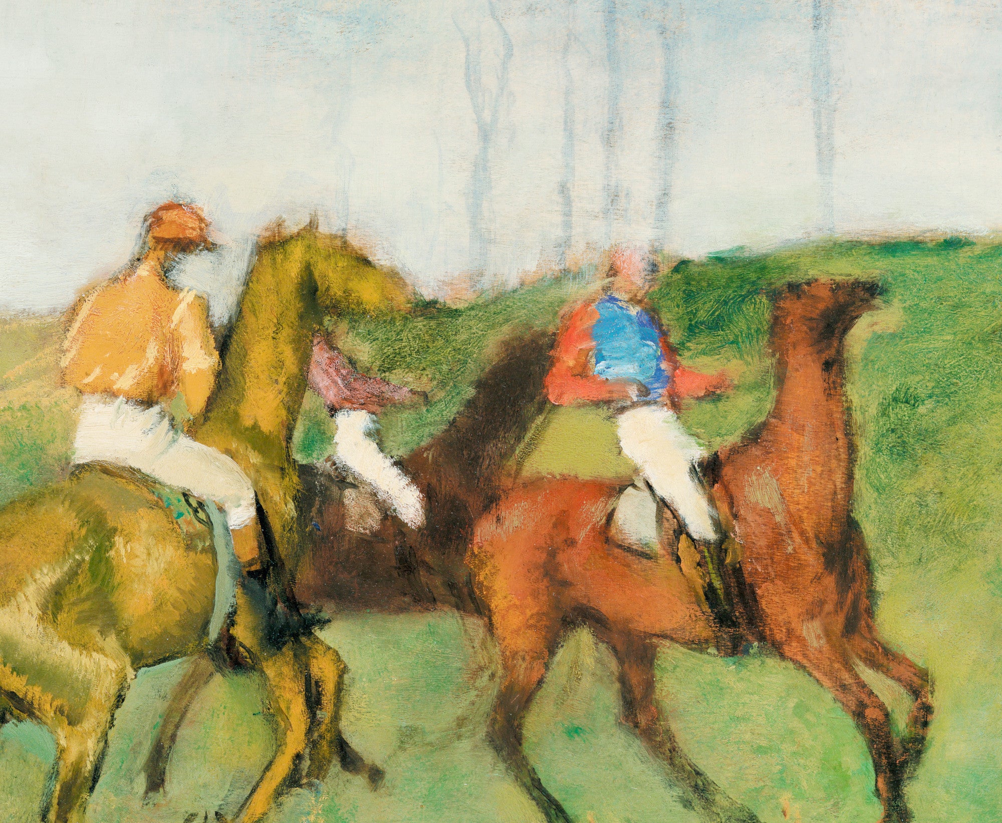 Edgar Degas, Fine Art Print : Jockeys and Race Horses