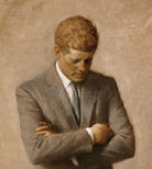 John F Kennedy Official Portrait, Aaron Shikler Fine Art Print