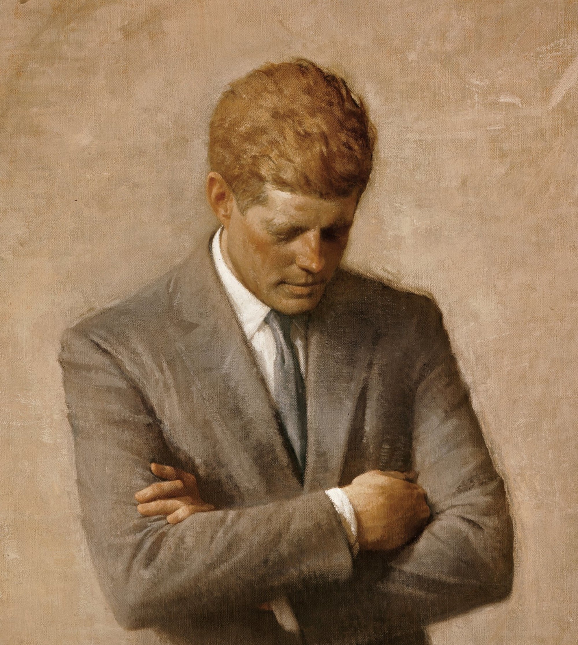 John F Kennedy Official Portrait, Aaron Shikler Fine Art Print