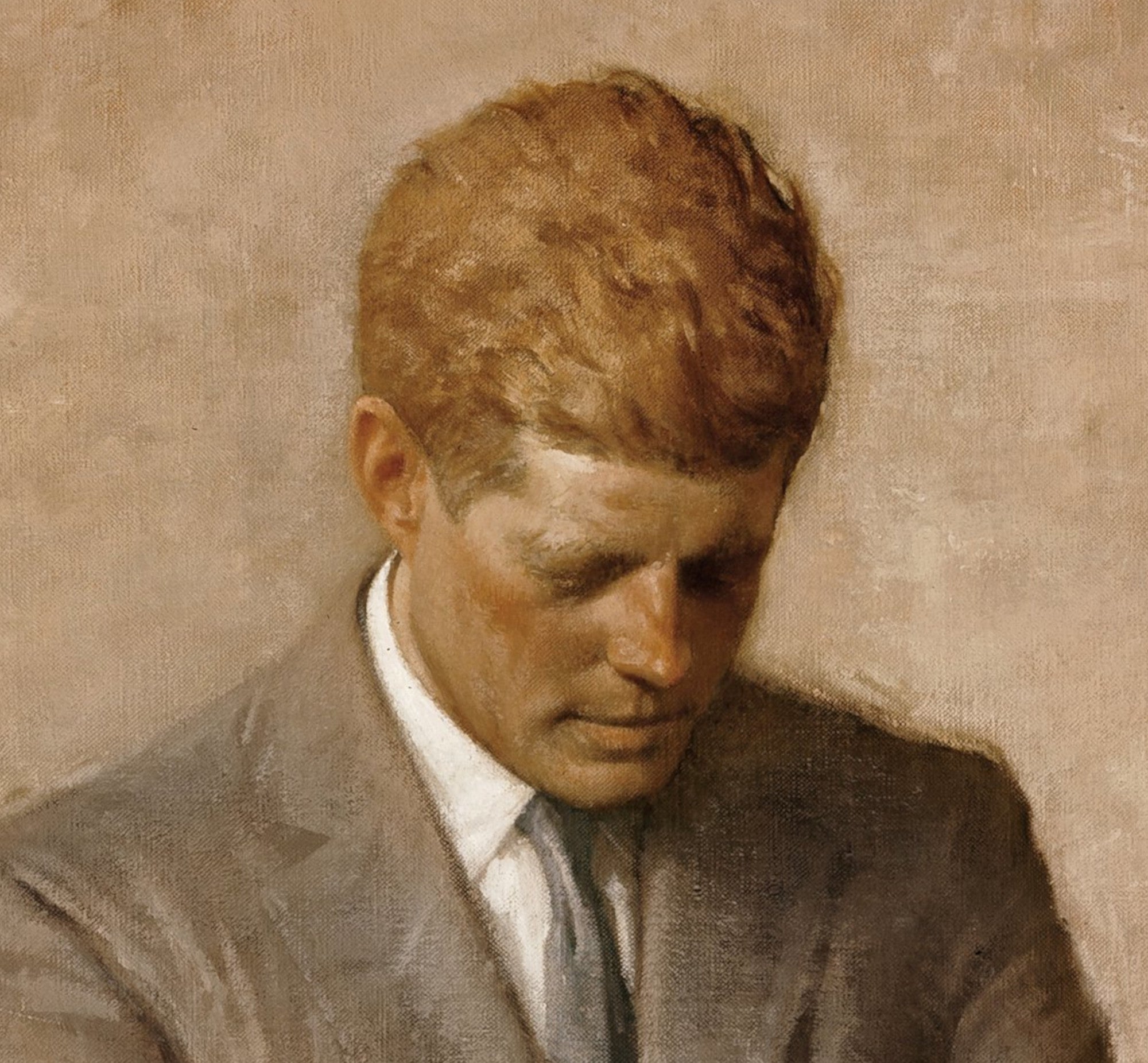 John F Kennedy Official Portrait, Aaron Shikler Fine Art Print