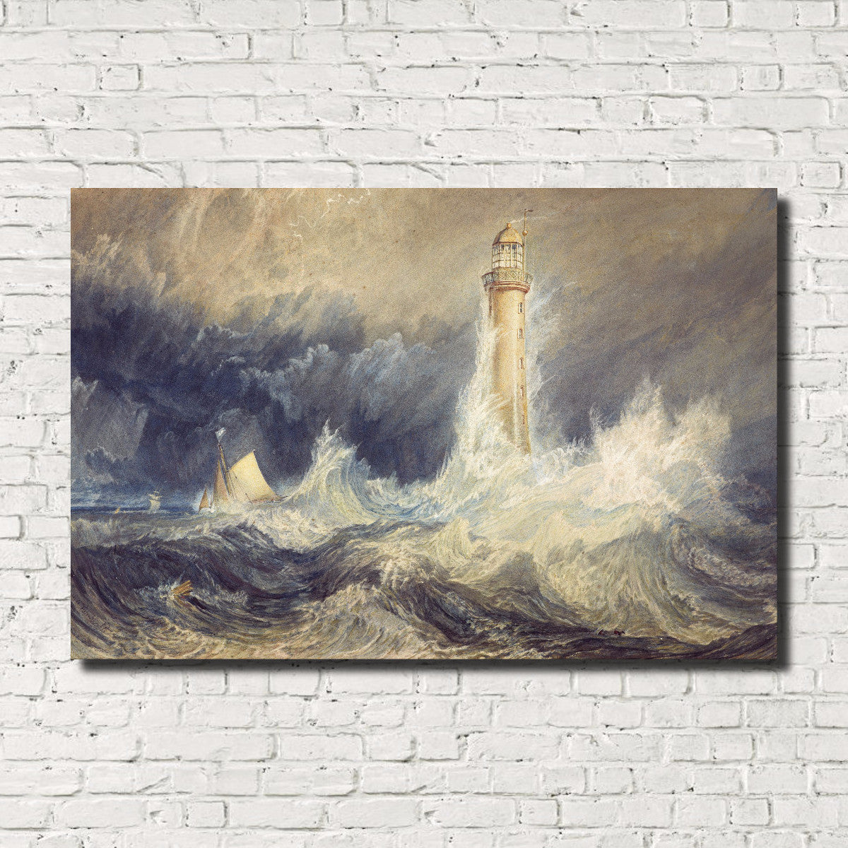 J.M.W. Turner Fine Art Print: Bell Rock Light House