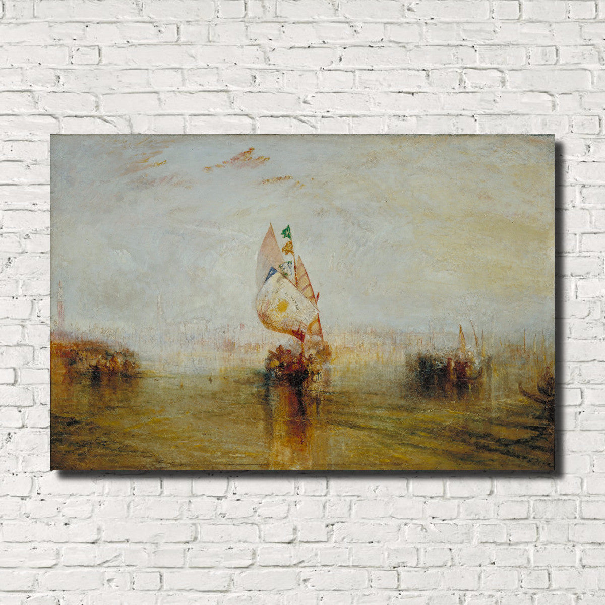 J.M.W. Turner, Old Masters Fine Art, The Sun Of Venice Going to Sea