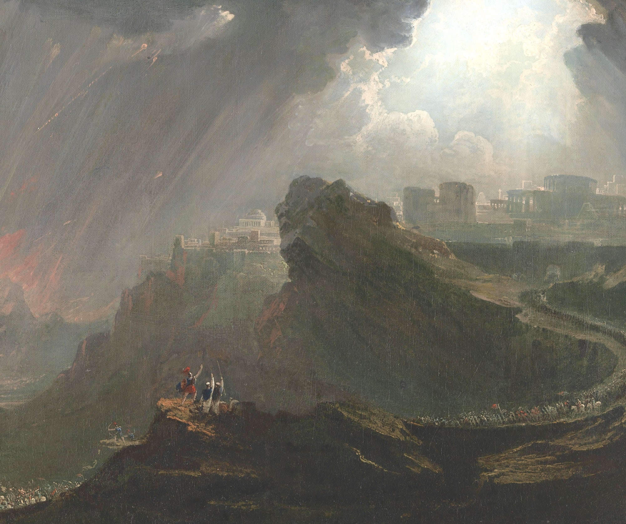 John Martin Fine Art Print: Joshua Commanding the Sun to Stand Still