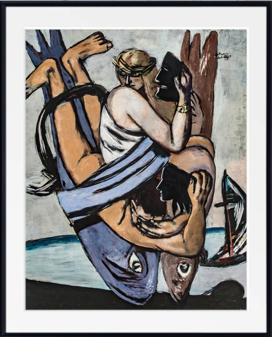 Max Beckmann, Journey on the Fish (1934)- New Objectivity