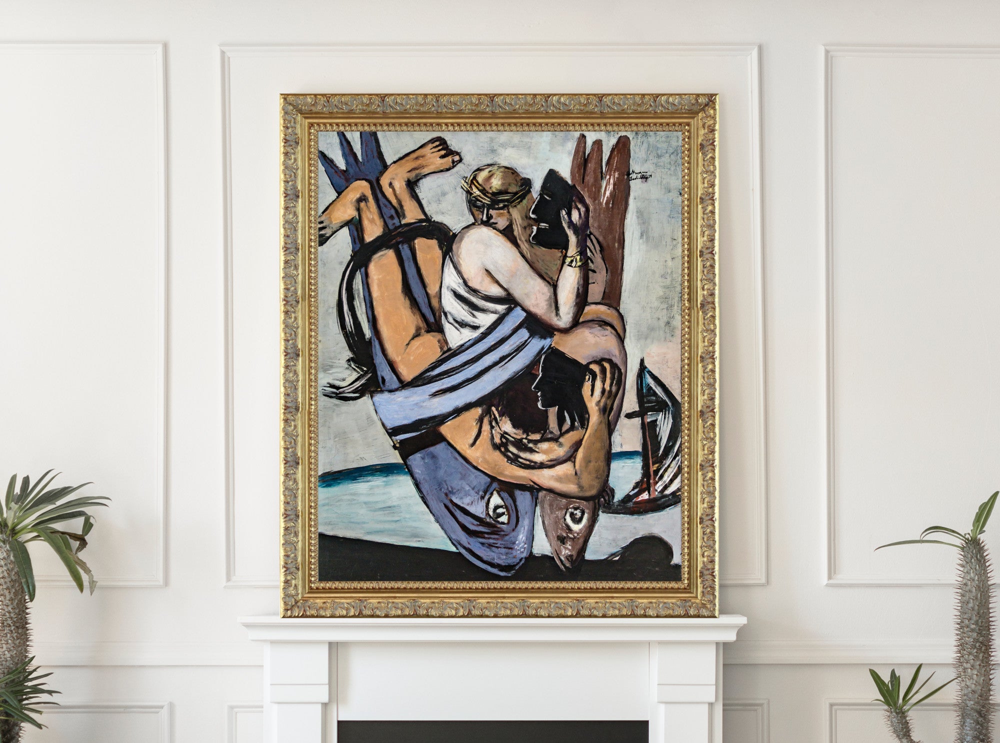 Max Beckmann, Journey on the Fish (1934)- New Objectivity