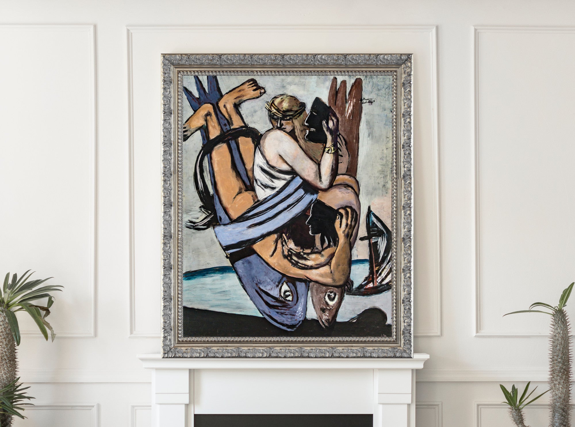 Max Beckmann, Journey on the Fish (1934)- New Objectivity