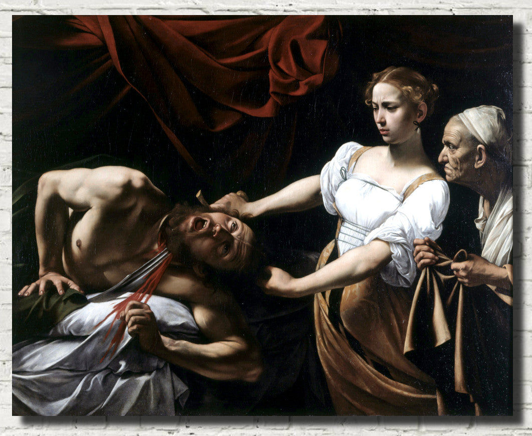 Caravaggio Baroque Fine Art Print, Judith Beheading Holofernes