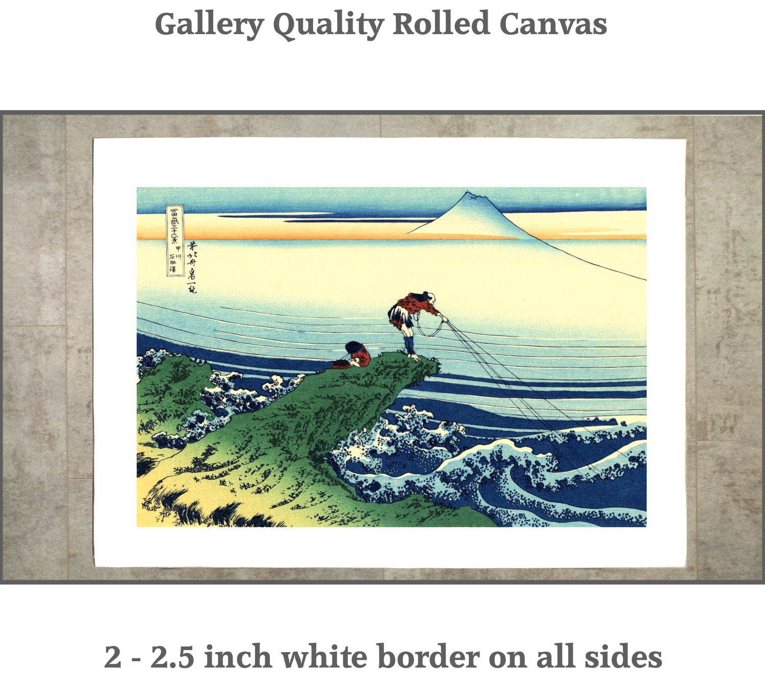 36 Views of Mount Fuji, Kajikazawa in Kai Province, Katsushika Hokusai, Japanese Print