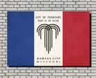 Kansas City Missouri Flag Print