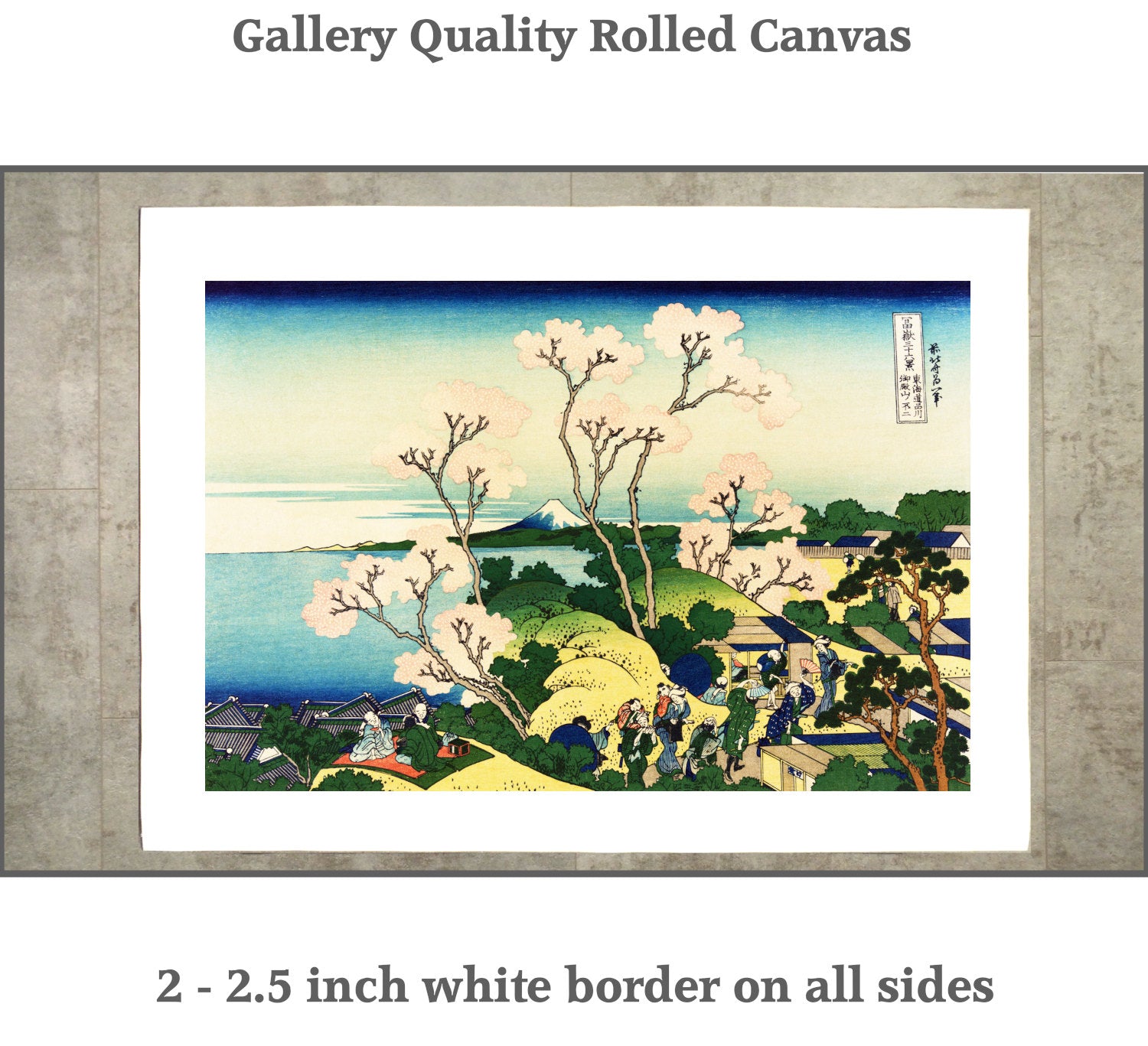 36 Views of Mount Fuji, Goten-yama_hill, Shinagawa on the Tōkaidō, Katsushika Hokusai, Japanese Print
