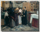 Kissing The Relic, Joaquín Sorolla Fine Art Print
